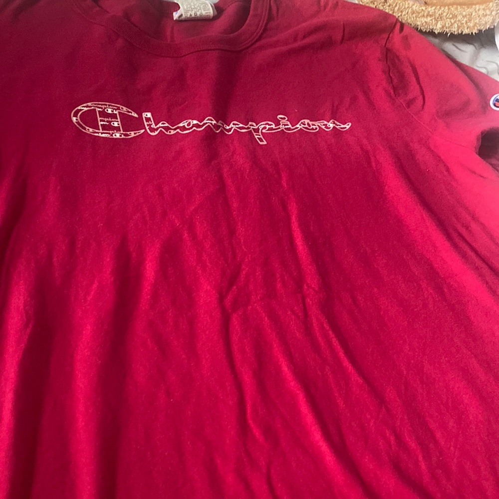 Champion tee.